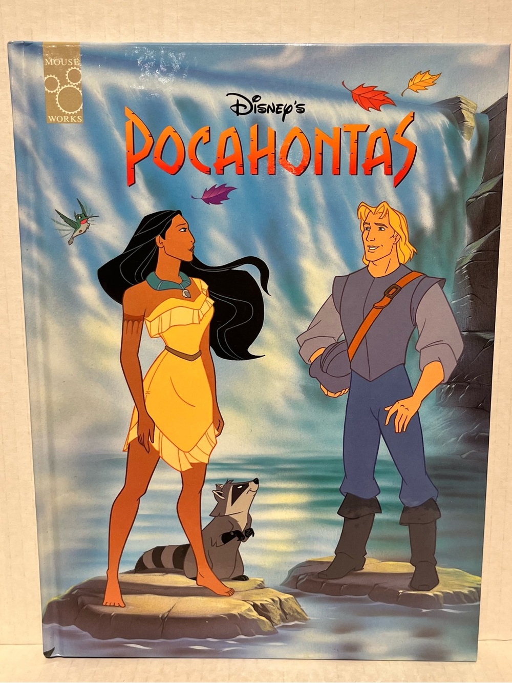 Vintage Hardcover edition of  Disney's Pocahontas, Mouse Works Series.